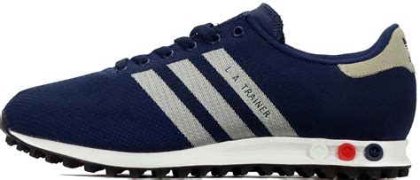 adidas la trainer white blue red|Adidas la trainer weave navy.